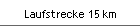 Laufstrecke 15 km