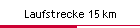 Laufstrecke 15 km