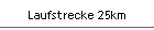 Laufstrecke 25km
