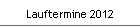 Lauftermine 2012
