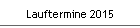 Lauftermine 2015