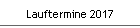 Lauftermine 2017