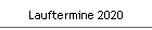 Lauftermine 2020